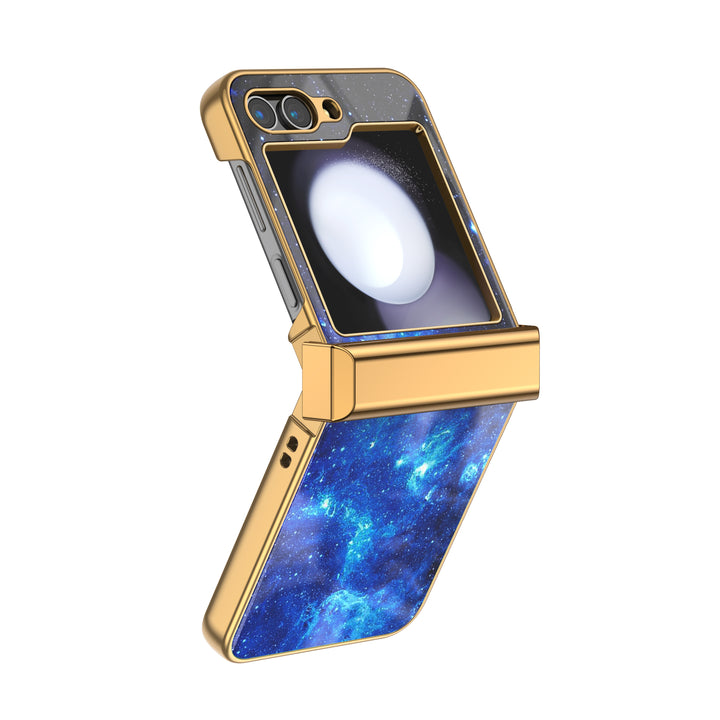 " Milky Way-Pole Ice " | Samsung Electroplated Glass Case