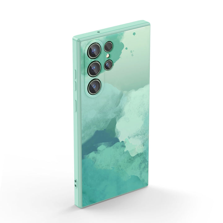 " Lotus Leaf Green " | Samsung Liquid Silicone Case