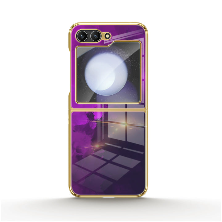 " Dark Purple " | Samsung Electroplated Glass Case