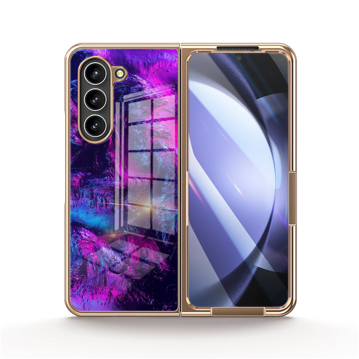 " Nebula-Psychedelic " | Samsung Tempered Glass Case