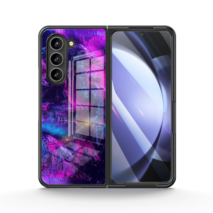 " Nebula-Psychedelic " | Samsung Tempered Glass Case