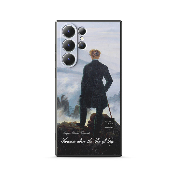 Samsung Oil Painting Series |  " Wanderer above the Sea of Fog " Liquid Silicone Phone Case