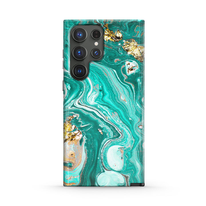 Samsung Gilt Series | " Gilded Fountain " Liquid Silicone Phone Case