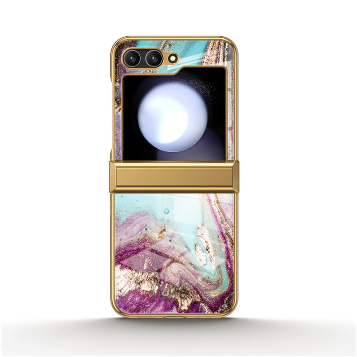 " Purple Sand " | Samsung Electroplated Glass Case