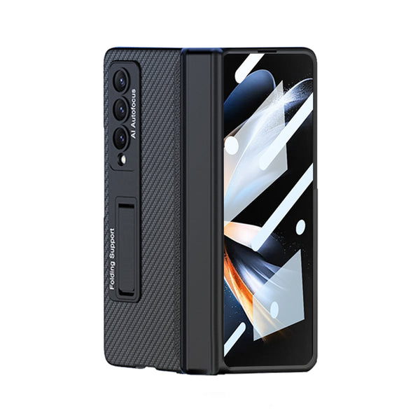 Samsung Series | Galaxy Z Fold 4 Leather Phone Case（With S Pen Holder ）