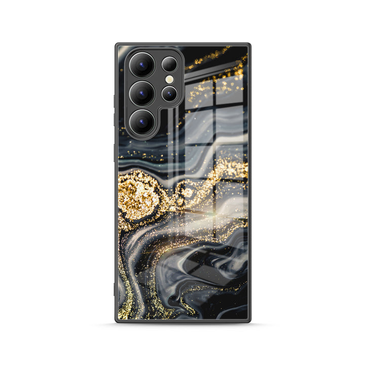 Samsung Gilt Series | " Gilt Black " Liquid Silicone Phone Case