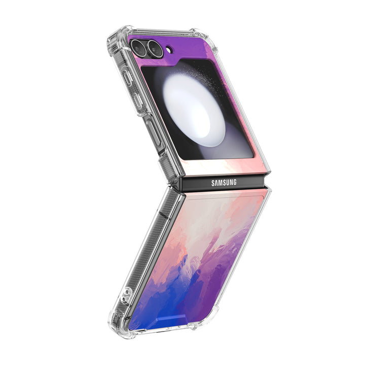 " Hibiscus Color " | Samsung Electroplated Glass Case