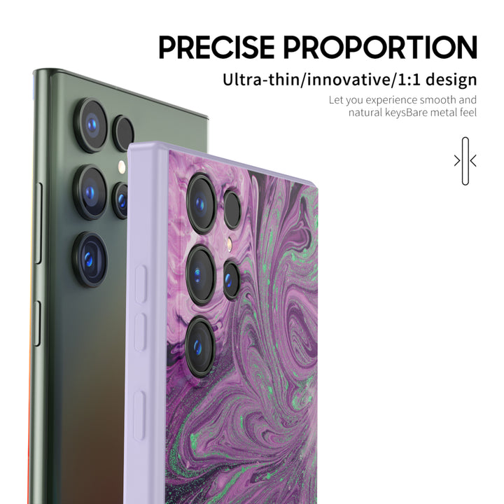 Samsung Gilt Series | " Violet " Liquid Silicone Phone Case