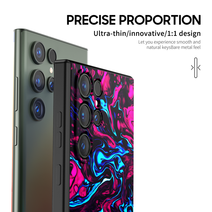 Samsung Dark Style Series | " Distorted Spacetime " Liquid Silicone Phone Case