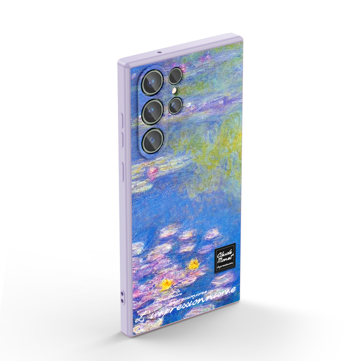 Samsung Oil Painting Series |  " Water lilies " Liquid Silicone Phone Case