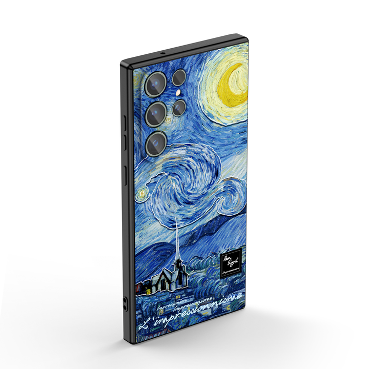 Samsung Oil Painting Series |  " The Starry Night " Liquid Silicone Phone Case