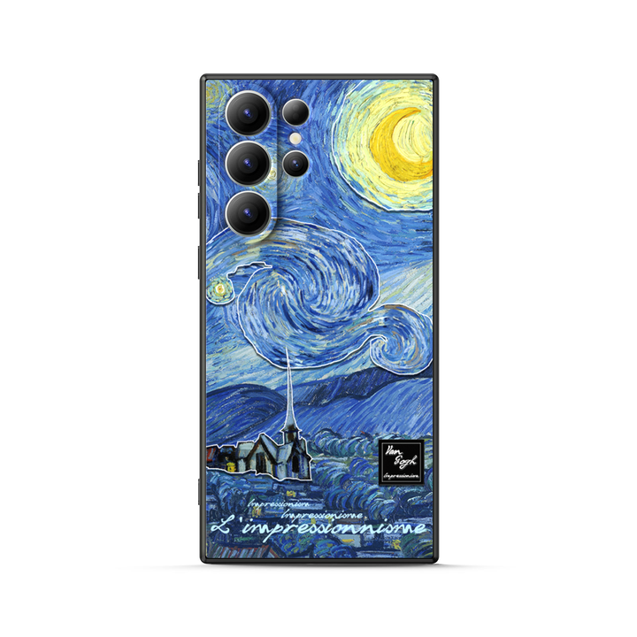 Samsung Oil Painting Series |  " The Starry Night " Liquid Silicone Phone Case