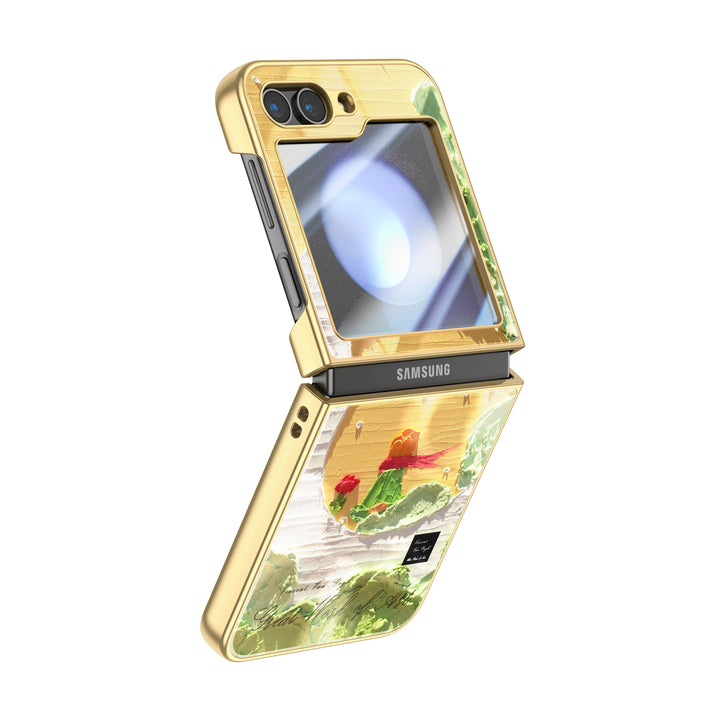 " The Little Prince-Milky Moon " | Samsung Electroplated Glass Case