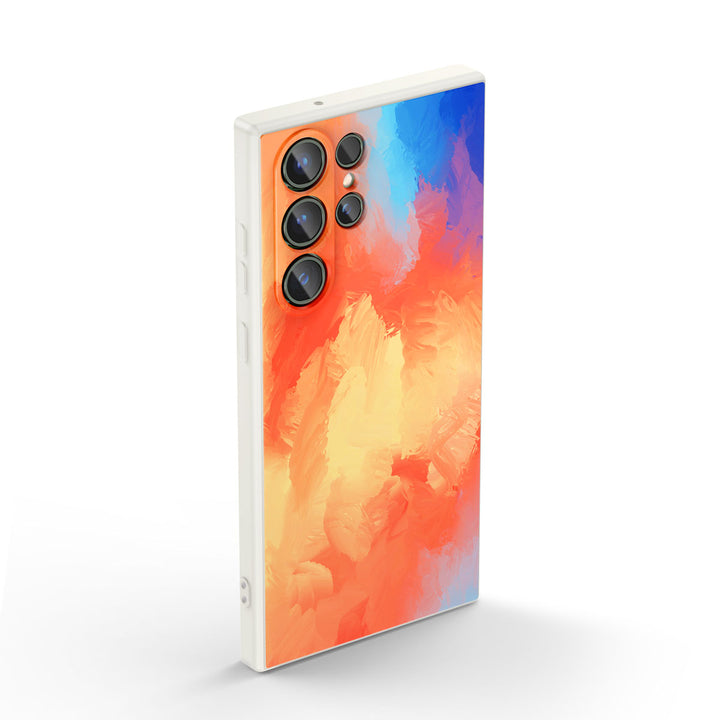 " Fire Cloud " | Samsung Liquid Silicone Case