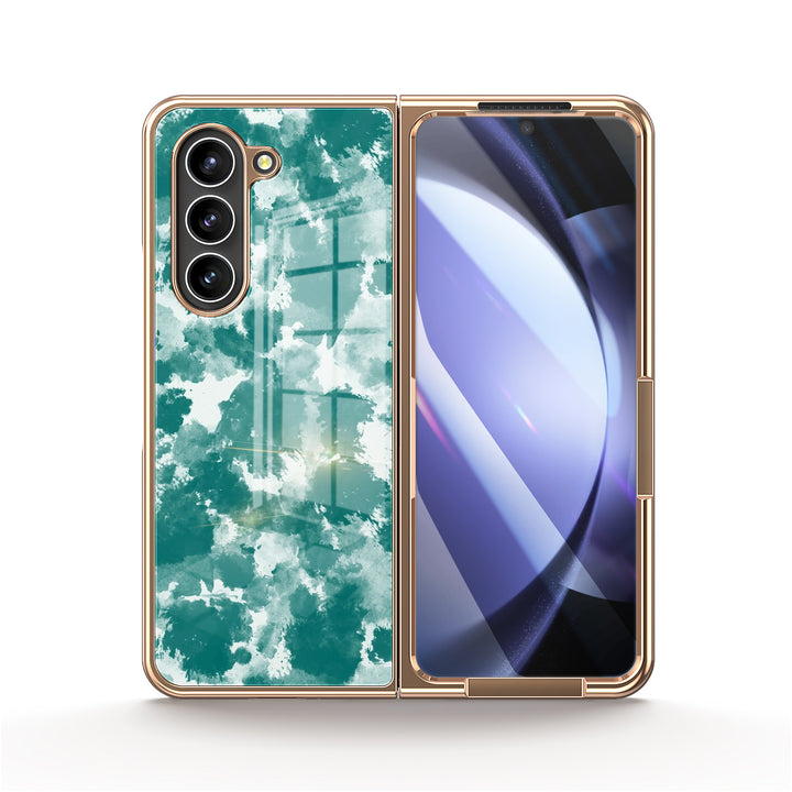 " Camouflage " | Samsung Tempered Glass Case