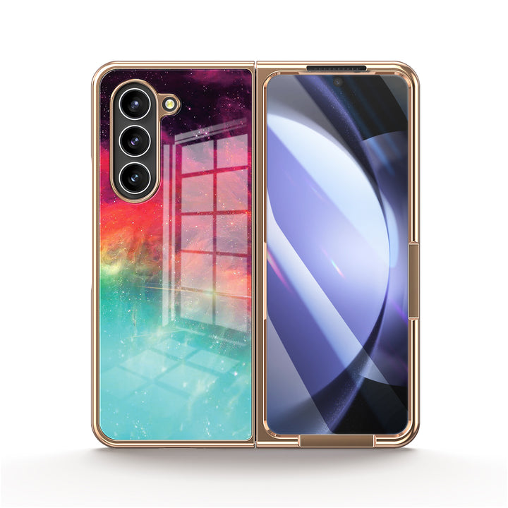 " Fantasy Starry Sky " | Samsung Tempered Glass Case