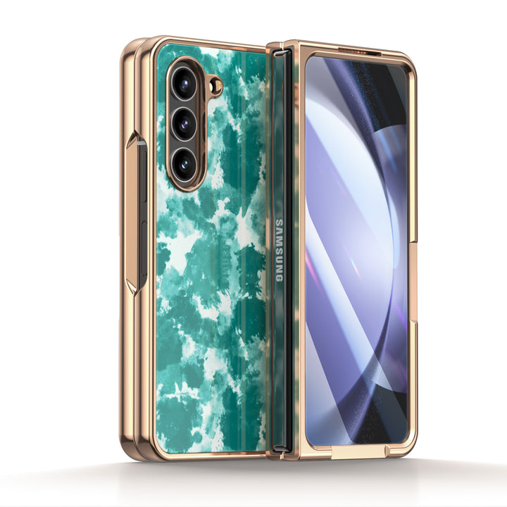 " Camouflage " | Samsung Tempered Glass Case