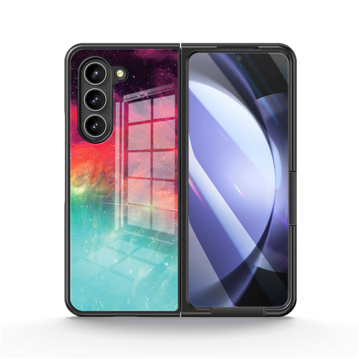 " Fantasy Starry Sky " | Samsung Tempered Glass Case