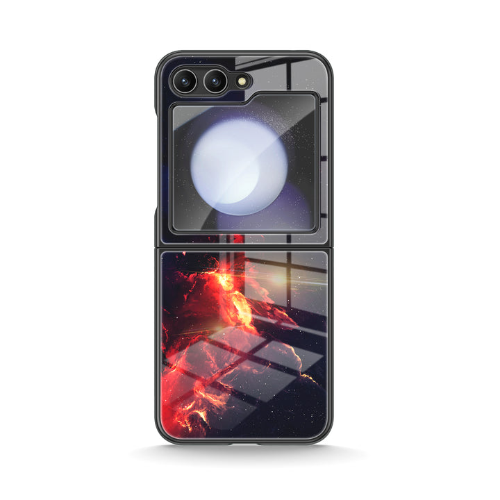 " Interstellar-Fire Cloud " | Samsung Electroplated Glass Case