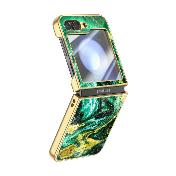 " Green Ocean " | Samsung Electroplated Glass Case