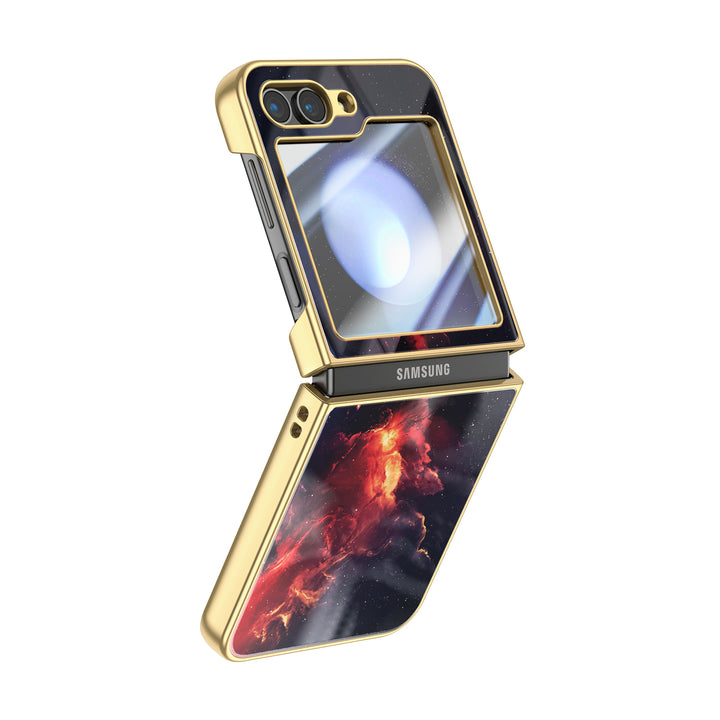 " Interstellar-Fire Cloud " | Samsung Electroplated Glass Case