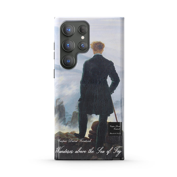 Samsung Oil Painting Series |  " Wanderer above the Sea of Fog " Liquid Silicone Phone Case