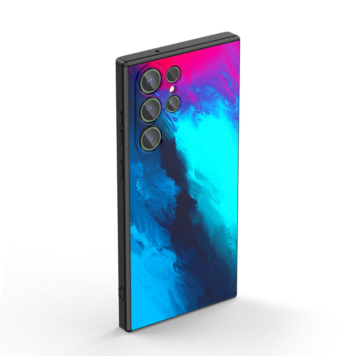 Samsung Watercolor  Series |  " Deep Sea " Liquid Silicone Phone Case
