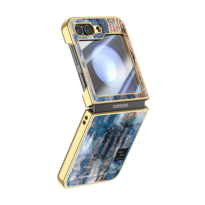 " The Avenue in the Rain " | Samsung Electroplated Glass Case