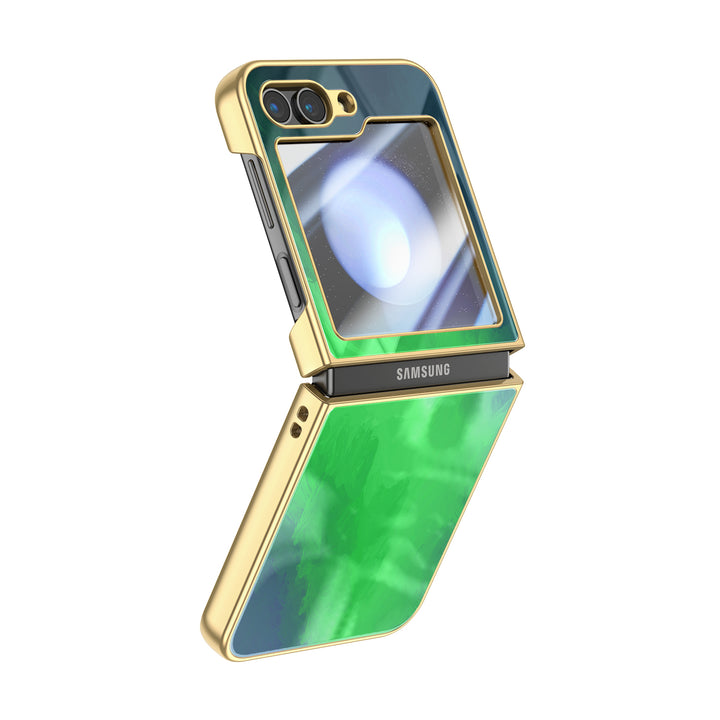 " Elf Green " | Samsung Electroplated Glass Case