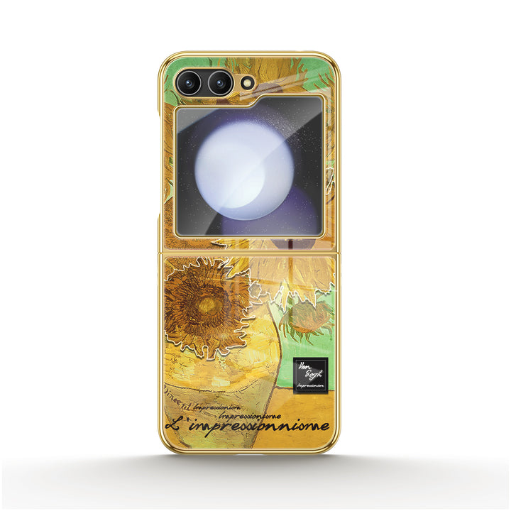 " Sunflower " | Samsung Electroplated Glass Case