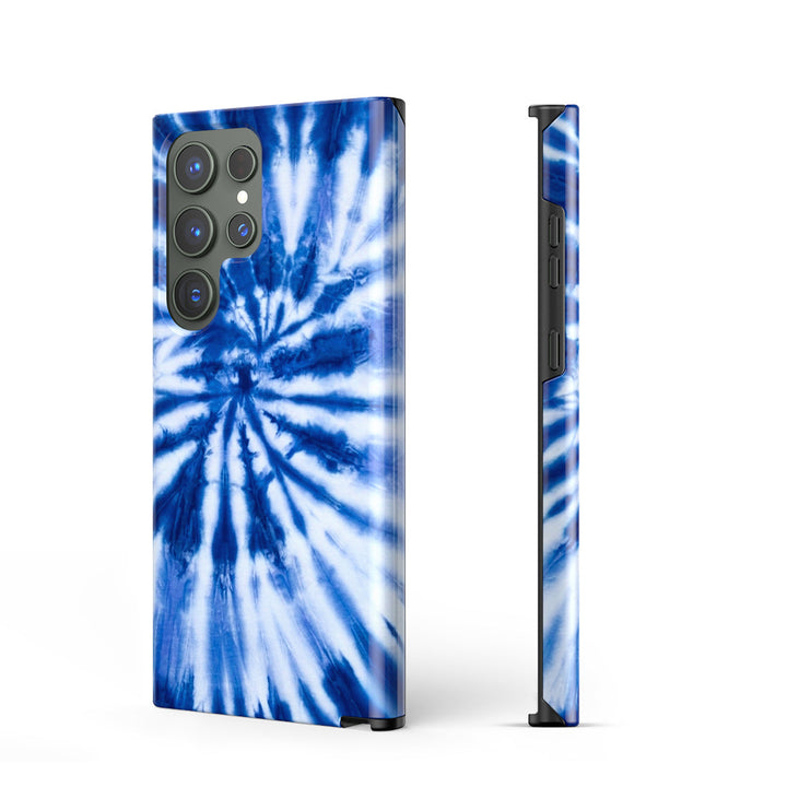 Samsung Tie Dye Series | " Neon Blueberry " Liquid Silicone Phone Case