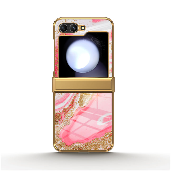 " Pink Lake " | Samsung Electroplated Glass Case