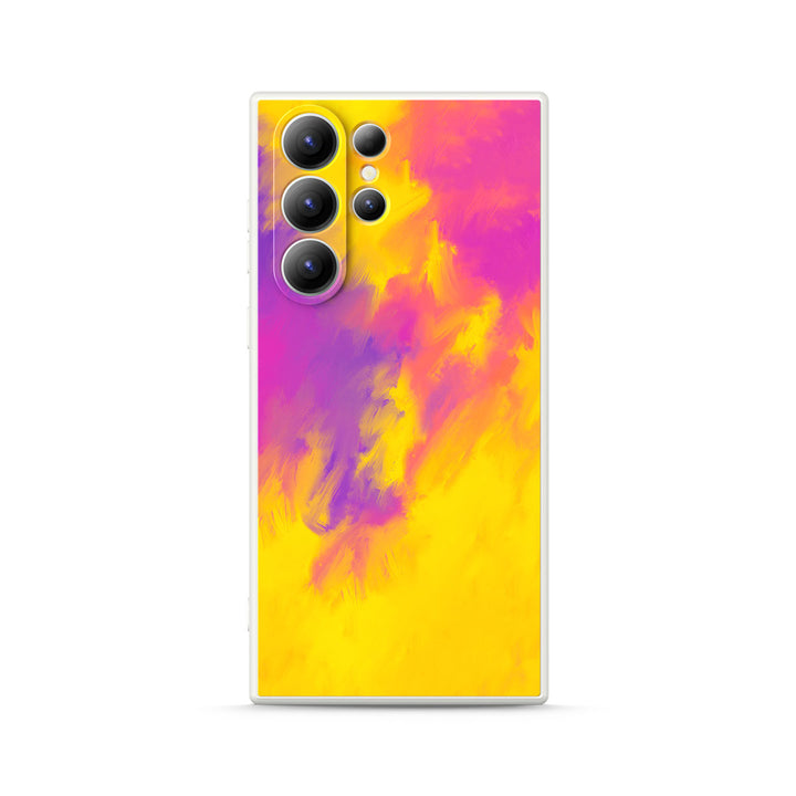 " Purple Gold "  | Samsung Liquid Silicone Case