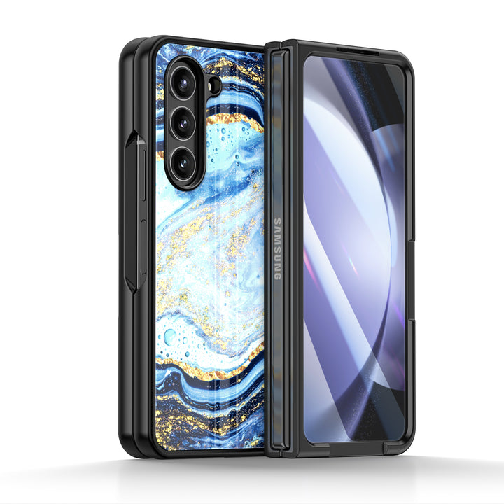 " Deep Sea " | Samsung Tempered Glass Case