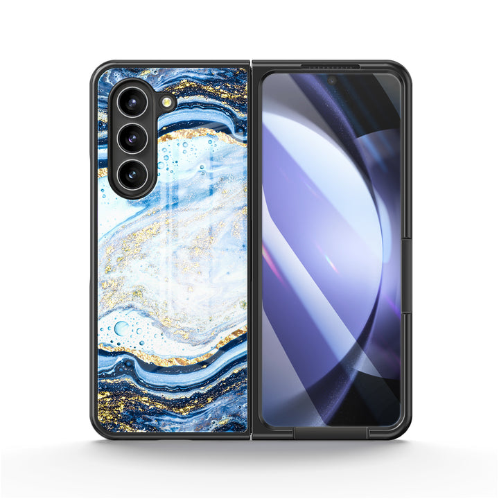 " Deep Sea " | Samsung Tempered Glass Case