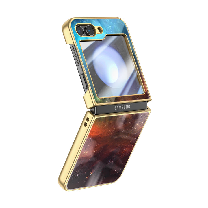 " Milky Way-Starburst " | Samsung Electroplated Glass Case