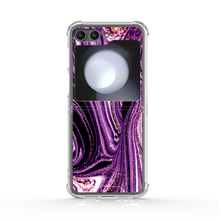 " Gilt Dream Purple " | Samsung Electroplated Glass Case