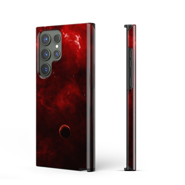 Samsung Galaxy Series | " Red Planet " Tempered Glass Phone Case