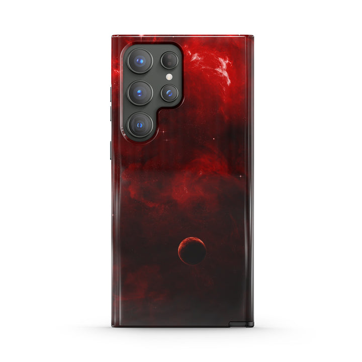 Samsung Galaxy Series | " Red Planet " Liquid Silicone Phone Case