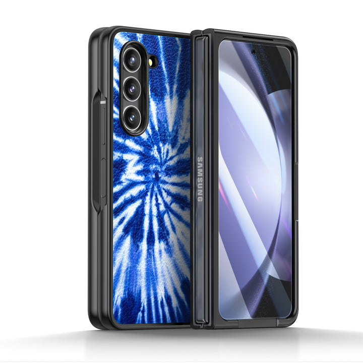 " Neon Blueberry " | Samsung Tempered Glass Case