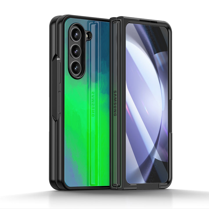 " Elf Green " | Samsung Tempered Glass Case