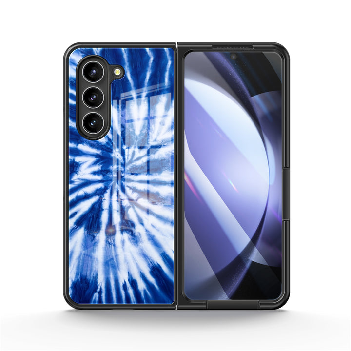 " Neon Blueberry " | Samsung Tempered Glass Case