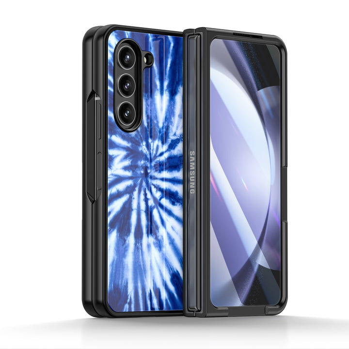 " Neon Blueberry " | Samsung Tempered Glass Case