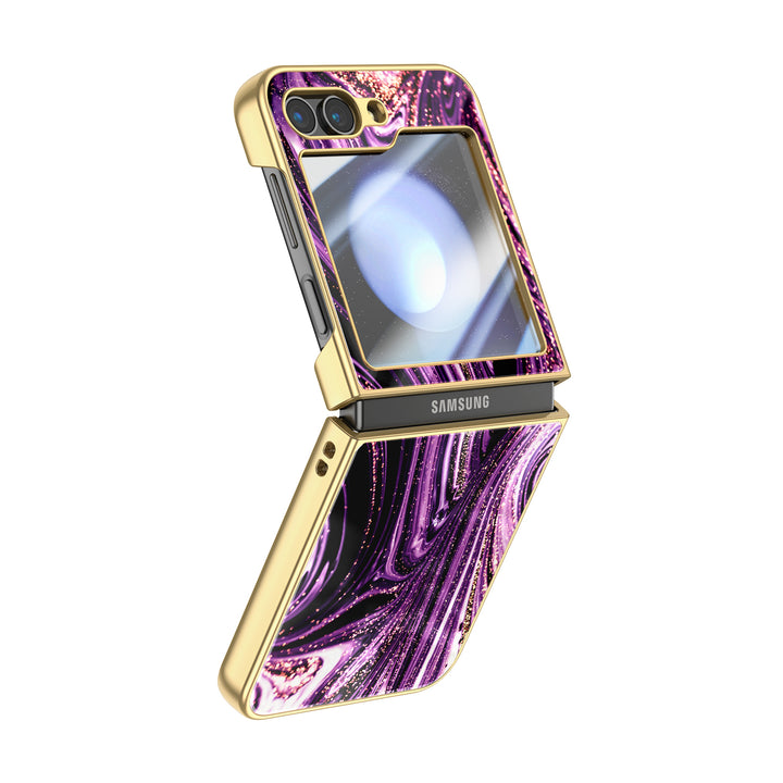 " Gilt Dream Purple " | Samsung Electroplated Glass Case