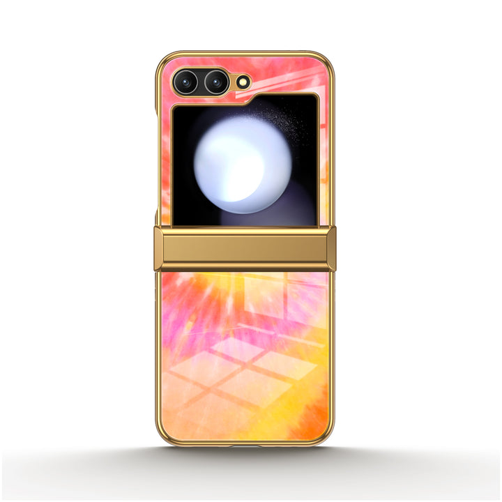 " Jelly Orange " | Samsung Electroplated Glass Case