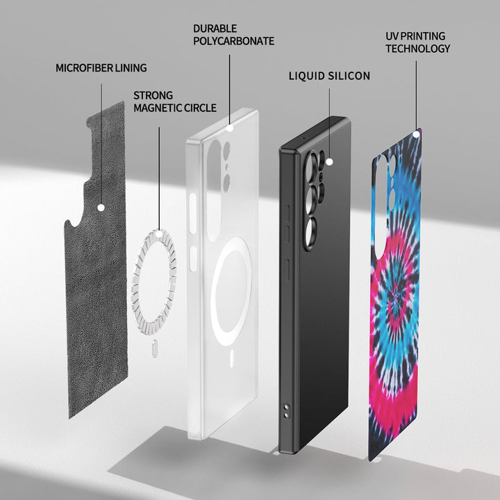 Samsung Tie Dye Series | " Thunder " Tough Phone Case