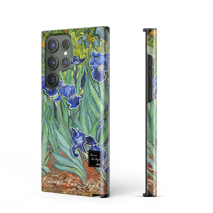 Samsung Oil Painting Series |  " lrises " Liquid Silicone Phone Case