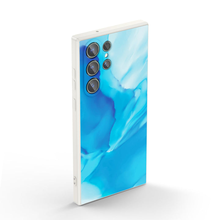 " Foggy Blue " |  Samsung Liquid Silicone Case