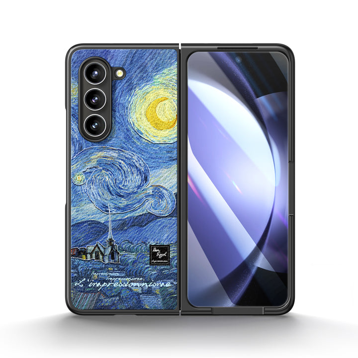 " The Starry Night " | Samsung Tempered Glass Case