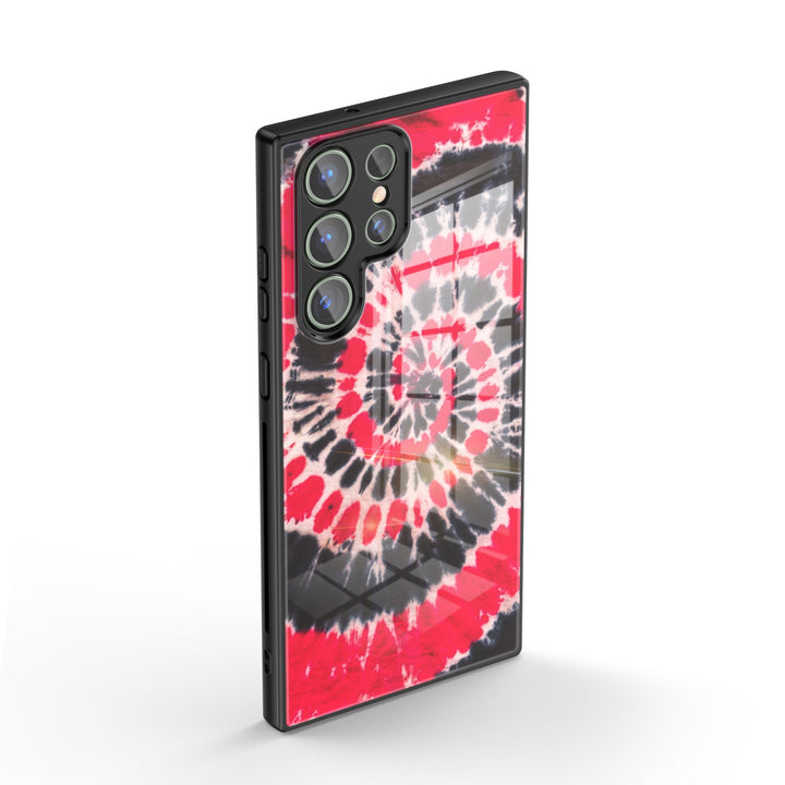 Samsung Tie Dye Series | " Ninja " Tempered Glass Phone Case